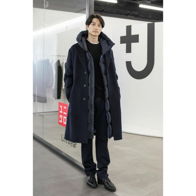 カシミヤブレンドオーバーサイズチェスターコート UNIQLO +J