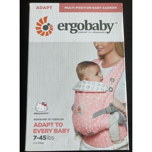 ergobabyアメリカ限定ハローキティADAPT新品未使用 残りわずか！