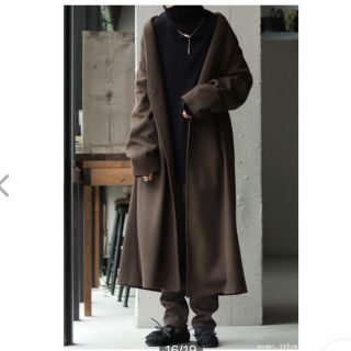 antiqua/KINU⭐ノーカラーコート完売品