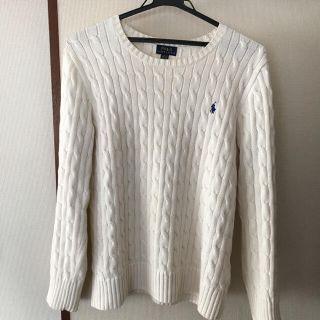 ポロラルフローレン(POLO RALPH LAUREN)のラルフローレン　ホワイトニット(ニット/セーター)