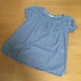 ユニクロ(UNIQLO)のユニクロ ギンガムチェック カットソー(カットソー(半袖/袖なし))