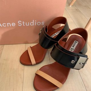 アクネ(ACNE)のAcne Studios レザーサンダル 36 (サンダル)