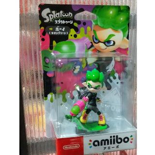 ニンテンドースイッチ(Nintendo Switch)のamiibo ボイ(ネオングリーン)スプラトゥーン新品箱付き★送料込み(ゲームキャラクター)