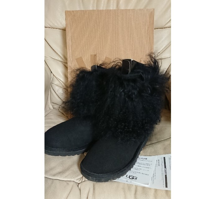 値下げUGG リアルファー付きムートンブーツ23.0