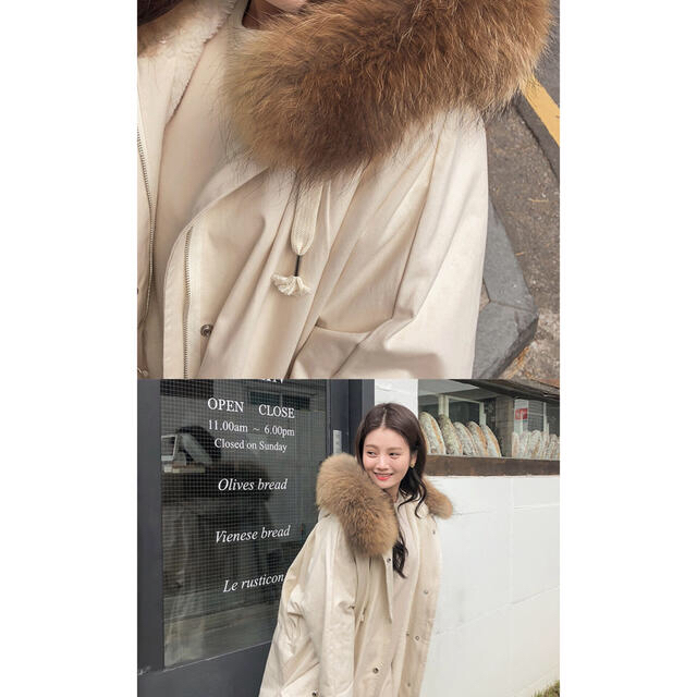 ZARA(ザラ)のCHERRYCOCO_🍒ファーコート レディースのジャケット/アウター(毛皮/ファーコート)の商品写真