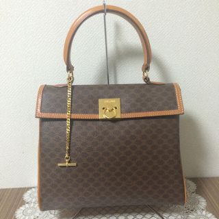 セリーヌ(celine)の美品 セリーヌ ケリー型 ハンドバッグ(ハンドバッグ)