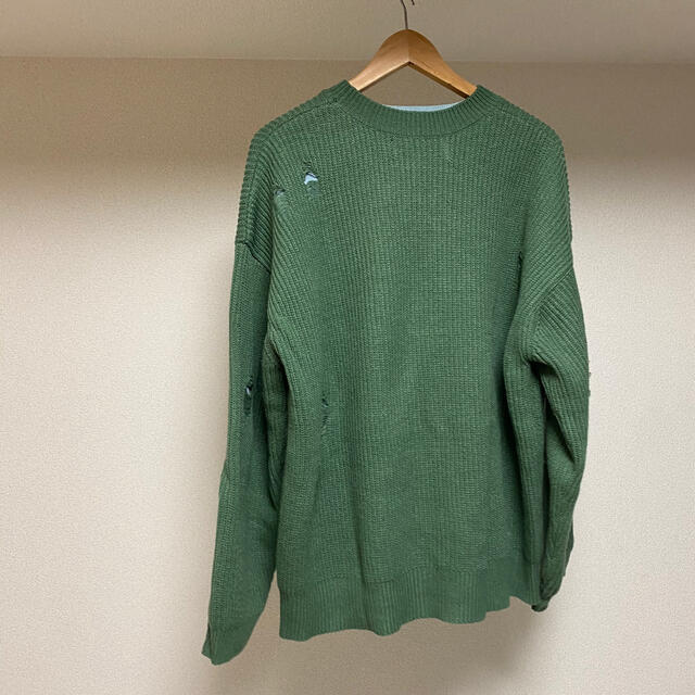 UNUSED(アンユーズド)のdairiku layered damage knit メンズのトップス(ニット/セーター)の商品写真