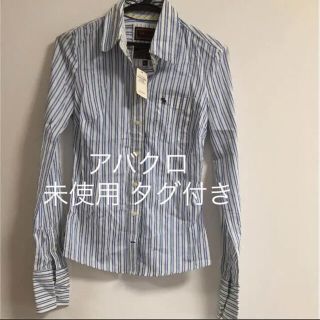 アバクロンビーアンドフィッチ(Abercrombie&Fitch)の★はっちゃん様★未使用 タグ付き アバクロ レディース XS ボーダー シャツ(シャツ/ブラウス(長袖/七分))