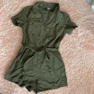 エイチアンドエム(H&M)の最終値下げ＆処分間近 短パン つなぎ レディース服 H&M(サロペット/オーバーオール)