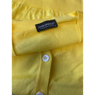 ジョンスメドレー(JOHN SMEDLEY)のジョン スメドレー Vネック カーディガン M(カーディガン)