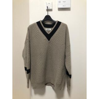 ビューティアンドユースユナイテッドアローズ(BEAUTY&YOUTH UNITED ARROWS)のmonkey time チルデンニット ベージュ 値下げ可(ニット/セーター)