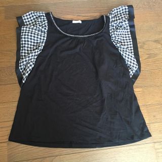 アクシーズファム(axes femme)の袖フリルトップス♡(Tシャツ(半袖/袖なし))