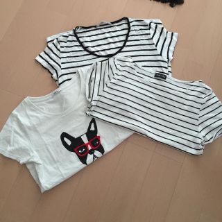 アズールバイマウジー(AZUL by moussy)のTシャツ３枚セット！美品！(Tシャツ(半袖/袖なし))