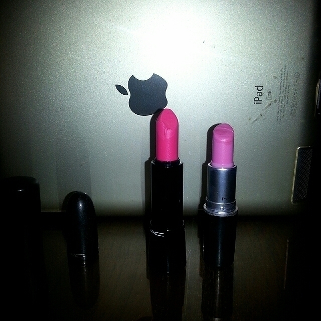 mac lip pinks 