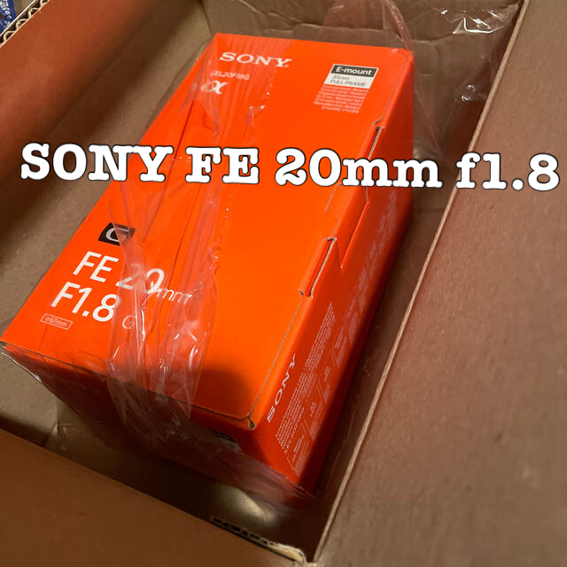【在庫一掃】 SONY - レンズ　新品、未開封 f1.8 20mm FE ryouyosi様　SONY レンズ(単焦点)