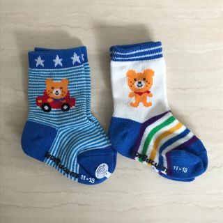 ミキハウス(mikihouse)のミキハウス　ベビー　靴下　11〜13センチ　男の子(靴下/タイツ)