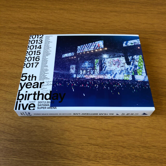 5th　YEAR　BIRTHDAY　LIVE DVDミュージック