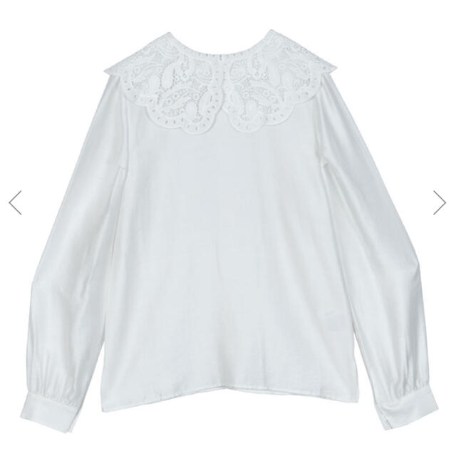 Ameri VINTAGE EMBROIDERY COLLAR BLOUSE