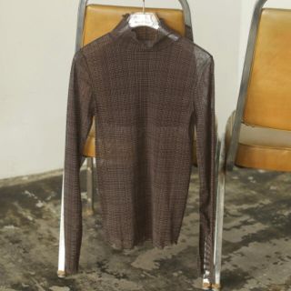 トゥデイフル(TODAYFUL)のtodayful Sheer Check Tops (カットソー(長袖/七分))