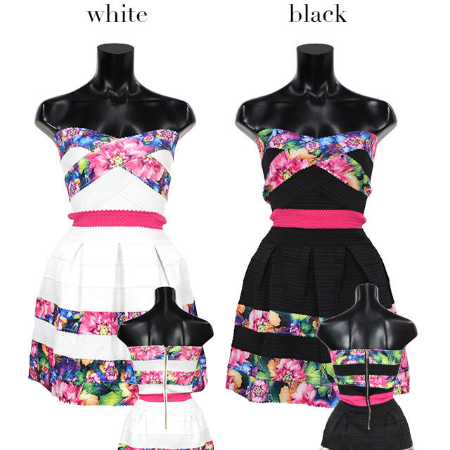 Tika キャバドレス ブラック レディースのフォーマル/ドレス(ミニドレス)の商品写真