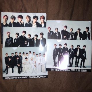 ジャニーズ(Johnny's)のSixTONES vs SnowMan クリアファイルセット(アイドルグッズ)