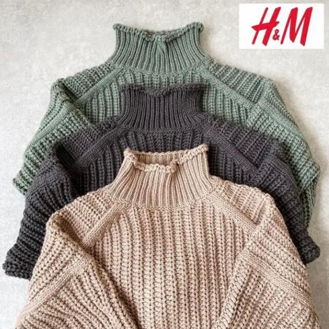 H&M(エイチアンドエム)のチャンキーニット H＆M レディースのトップス(ニット/セーター)の商品写真
