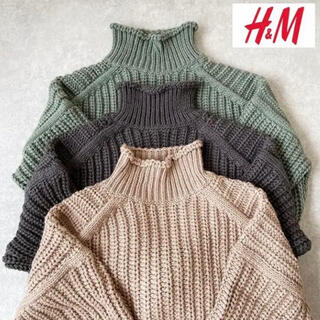 エイチアンドエム(H&M)のチャンキーニット H＆M(ニット/セーター)