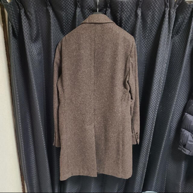 THE SUIT COMPANY(スーツカンパニー)の美品　onlyスーツ　ブラウンチェスターコート メンズのジャケット/アウター(チェスターコート)の商品写真
