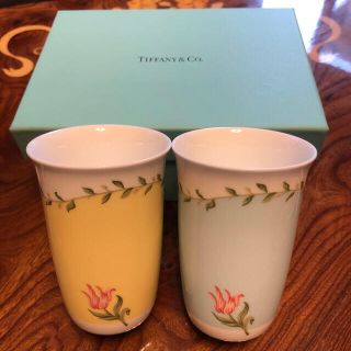 ティファニー(Tiffany & Co.)のTIFFANY&Co  チューリップフリーペアカップ(グラス/カップ)