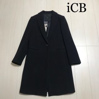 アイシービー(ICB)の新品 iCB 濃い紺〜黒色 チェスターコート 11号(ロングコート)