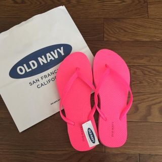 オールドネイビー(Old Navy)の新品OLDNAVYビーチサンダル24cm(ビーチサンダル)