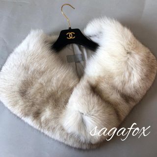 サガフォルム(Sagaform)の最高級♡極美品　sagafox ファーショール　毛皮ショール (マフラー/ショール)