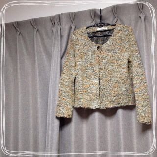 ビームス(BEAMS)の美品♡秋色ジャケット(ノーカラージャケット)