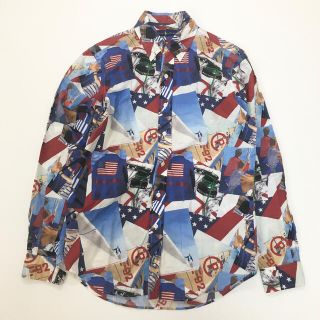 ポロラルフローレン(POLO RALPH LAUREN)の新品　ラルフローレン  Ralph Lauren RL 92 プリントシャツ S(シャツ)