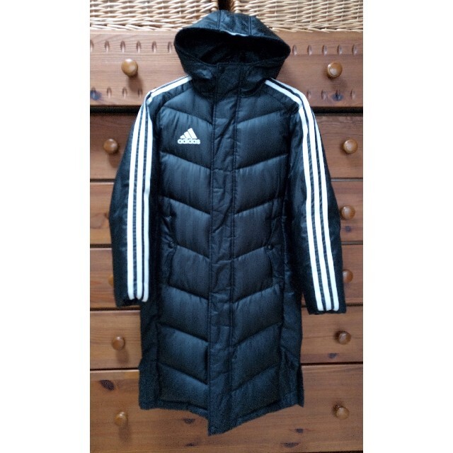 大人気!adidasアディダス◇ダウン80%!ロングベンチコート◇140サイズ