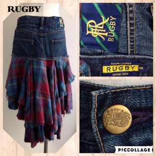 ラルフローレン(Ralph Lauren)のラルフローレンRUGBY変形スカート(ひざ丈スカート)