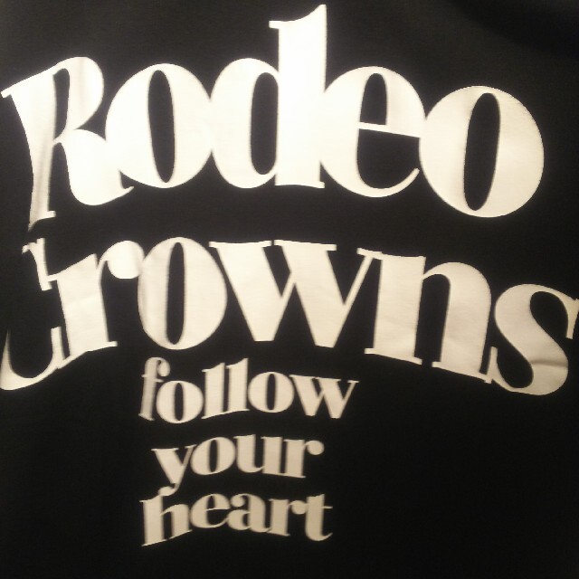 RODEO CROWNS WIDE BOWL(ロデオクラウンズワイドボウル)のブラック レディースのトップス(トレーナー/スウェット)の商品写真