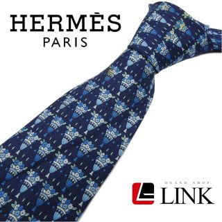 エルメス(Hermes)の【正規品】エルメス HERMES ネクタイ シルク 花柄(ネクタイ)