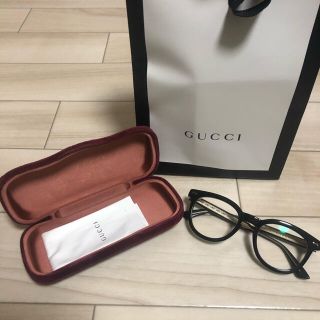 グッチ(Gucci)のGUCCI メガネ（度なしレンズ）(サングラス/メガネ)