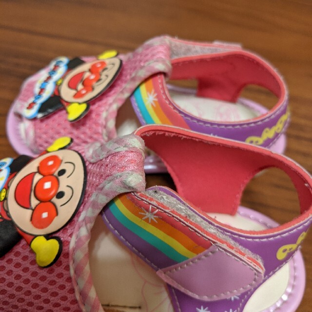 アンパンマンサンダル キッズ/ベビー/マタニティのベビー靴/シューズ(~14cm)(サンダル)の商品写真