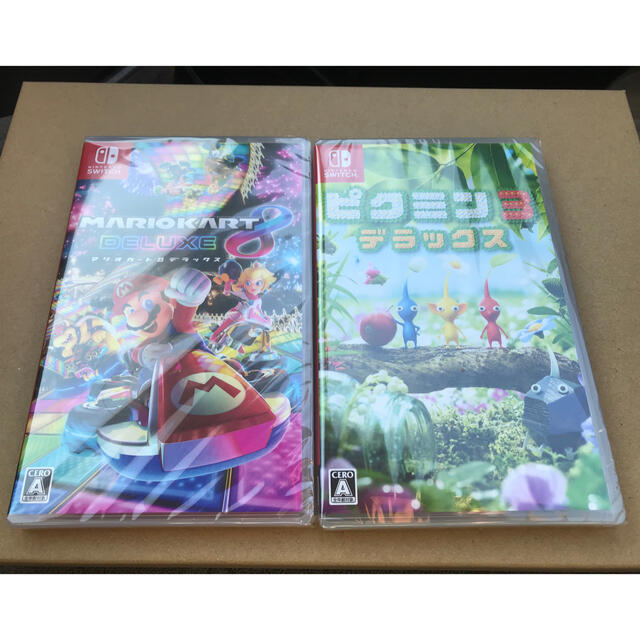 Nintendo Switch - ◾️新品未開封 ●マリオカート8 ●ピクミン3  switchソフト