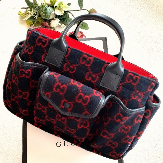 Gucci   レア️今期新作GUCCIふわふわ♪GGロゴのトートバッグの