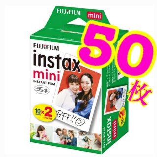 フジフイルム(富士フイルム)の【新品未使用】チェキフィルム 50枚 instax mini(その他)