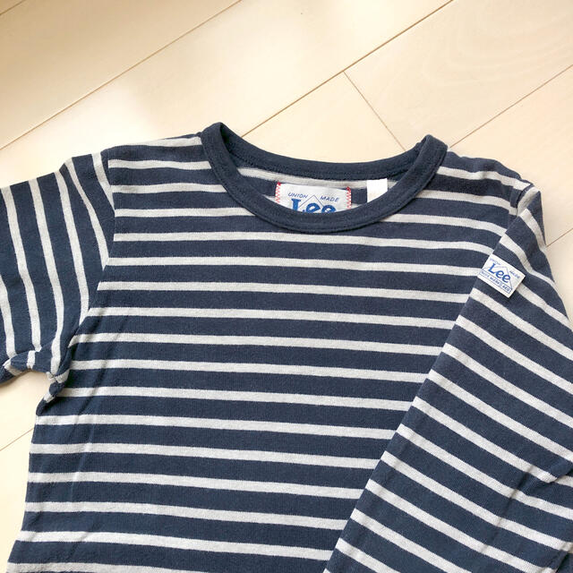 Lee(リー)のLee ロンT ボーダー　140  男の子　秋冬 キッズ/ベビー/マタニティのキッズ服男の子用(90cm~)(Tシャツ/カットソー)の商品写真