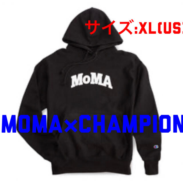 黒　black XLサイズUS購入CHAMPION×MoMA チャンピオン×モマ