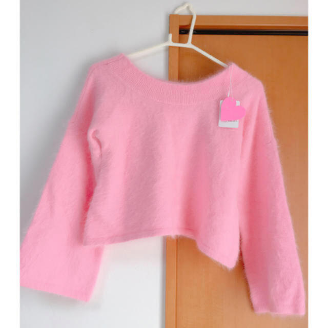 ニット ピンク【新品・タグ付き】honey mi honey ふわふわニット