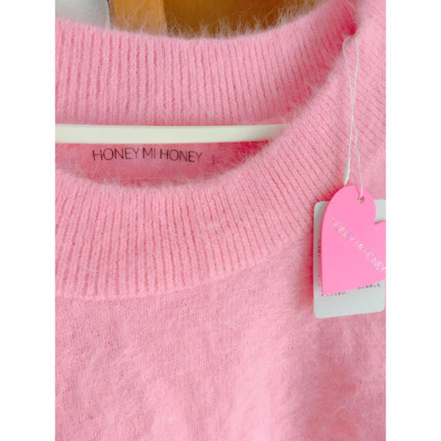 ニット ピンク【新品・タグ付き】honey mi honey ふわふわニット