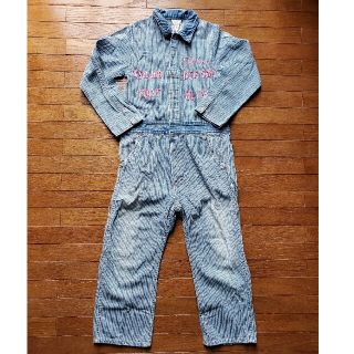 デニムダンガリー(DENIM DUNGAREE)のDENIM DUNGAREE ヒッコリーカバーオール(パンツ/スパッツ)