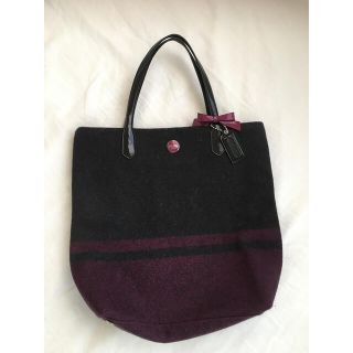 コーチ(COACH)のcoach ウールバッグ(トートバッグ)