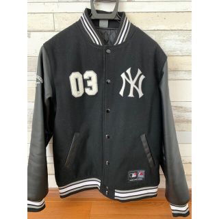 Majestic - こう様専用出品マジェスティックMLB NY PUレザー